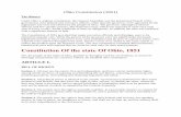 Constitution Of the state Of Ohio, 1851 - twinsburg.k12.oh.us · The new constitution instituted debt limitations, banned poll taxes and required that tax funds be used only for their