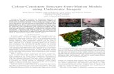 Colour-Consistent Structure-from-Motion Models using … · 2019-08-31 · Colour-Consistent Structure-from-Motion Models using Underwater Imagery Mitch Bryson, Matthew Johnson-Roberson,
