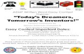 Granville Lewis J.L. Woods Latimer Love Garret Morgan AEMP ... · AEMP Written Word Essay Contest! Theme: “Today’s Dreamers, Tomorrow’s Inventors!” Famous!Inven,ons!by!!African4American!Inventors!&!