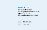 Boolean Expressions and if Statements · Expressions 2.B Determine the result or output based on statement execution order in a code segment without method calls (other than output).