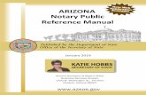 Notary Commissions | Notary Renewals | Notary Supplies - ARIZONA Notary … · 2020-08-05 · notary public, or if you have had your notary commission revoked, the Secretary may refuse