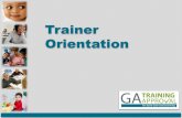 This orientation provides information to current and …...This orientation provides information to current and potential trainers of early care and education professionals regarding