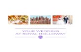 YOUR WEDDING AT ROYAL HOLLOWAY · Grand, spectacular and steeped in history, The Founder’s Building possesses a plethora of original details and features, ... You can choose to