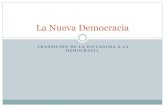 La Nueva Democracia - Sacramento State la transicion...Tejero Molina intentó dar un golpe de estado militar para acabar con la democracia y volver al franquismo. Entró en el Congreso