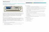 Tektronix AFG2021 Datasheet - Test Equipment Depotand 250 MS/s sample rate, the AFG2021 Arbitrary Function Generator can create both simple and complex signals at an entry-level price.