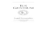 Ius Gentium Volume 11 Spring 2005 Legal Personality...2/10/2005 5:08:53 PM Evolving Legal Personality IUS GENTIUM · Volume 11 [3] whether it leads to equality or to inequality between