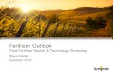 Fertilizer Outlook€¦ · Fertilizer Outlook Fluid Fertilizer Market & Technology Workshop . 2 Who is Simplot 2 Fluid Fertilizer Nutrients ... 2008/09 2009/10 2010/11 2011/12 2012/13-e