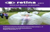 2/2015 Retina ry:n tiedotus- ja jäsenlehti · tutkimustyötä ja kliinisiä hoitotutki-muksia saattamalla yhteen tutkijat ja vapaaehtoisesti tietonsa rekisteriin antaneet retiniitikot.