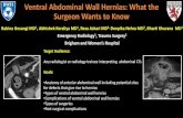 Ventral Abdominal Wall Hernias: What the Surgeon Wants to Know€¦ · Ventral wall hernia in a 56 -year-old woman containing incarcerated bowel loops which was repaired with sublay