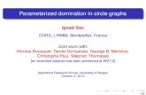 CNRS, LIRMM, Montpellier, France Joint work with ...sau/talks/Bergen12-Ignasi.pdf · Parameterized domination in circle graphs Ignasi Sau CNRS, LIRMM, Montpellier, France Joint work