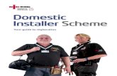 Domestic Installer Scheme - NICEIC · Step by step guide to registration There are several different ways for you to apply to register with NICEIC: • Call our team on 0870 013 0458