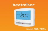 Model: PRT / PRT-N Model: PRT / PRT-N1 · PDF file 2015-05-01 · 3 Slimline Series Model: PRT / PRT-N 4 The best way to do this is to set the room thermostat to a low temperature