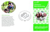 Lifetime Membership Brochure - Girl Scouts · PDF file Has paid Lifetime Membership dues. The Lifetime Membership dues are $375. A special Lifetime Membership, at the reduced cost