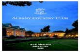 ALBANY COUNTRY CLUB Spring Membership Brochure.pdf · T ENNIS: The tennis facilities of the Albany Country Club are comprised of five outdoor, Har-tru clay surface courts, two of