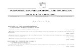 ASAMBLEA REGIONAL DE MURCIAhermes.asambleamurcia.es/documentos/pdfs/boar/Boar.09/...FIESTAS DE CARTHAGINESES Y ROMANOS DE CARTAGENA La Asamblea Regional de Murcia manifiesta su apoyo