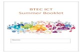 BTEC ICT Summer Booklet - Barnwell School...BTEC ICT Summer Booklet Name: Page | 2 Book Recommendations In the Plex: How Google Thinks, Works, and Shapes Our Lives (Hardcover) bySteven
