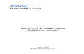 RIGOL · 2014-11-12 · This manual guides users to control RIGOL MSO1000Z/DS1000Z series digital oscilloscope remotely by programming using SCPI commands through the remote interface.