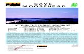 SAVE MOOSEHEAD - Forest Ecology Network moosehead/save_mshd_final.pdfCanada Lynx and Other Wildlife Part of the treasure of the Moosehead region is the abundant wildlife.There are