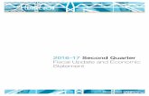 2016-17 Second Quarter Fiscal Update and Economic ... · 2016-17 Fiscal Year \\ter‐fin‐fs‐01\Publications\_Economics_publications\Quarterly Economic Statement\Q2_EconomicUpdate_2016‐