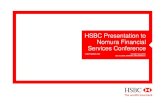 HSBC Presentation to Nomura Financial Services Conference · HSBC Presentation to Nomura Financial Services Conference. STUART GULLIVER. CEO GLOBAL BANKING AND MARKETS. 3 SEPTEMBER