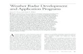 Weather Radar Development and Application …Pulse-Doppler Radar for Weather Sensing Pulse-Doppler radar is the preferred approach for de-tecting and predicting the thunderstorm phenomena