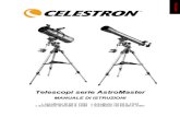 Telescopi serie AstroMaster...telescopio può causare l’incrinatura o la rottura di questi dispositivi, permettendo alla luce solare non filtrata di penetrare e raggiungere l’occhio.