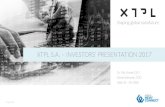 XTPL S.A. –INVESTORS PRESENTATION 2017 · shaping global nanofuture XTPL S.A. –INVESTORS PRESENTATION 2017 Dr. Filip Granek, CEO Maciej Adamczyk, COO Date: 31 –03 -2018 xt-pl.com