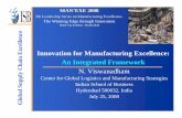 Innovation for Manufacturing Excellence:An Integrated Frameworknv/50CII... · 2019. 7. 16. · INTEGRATED SUPPLY CHAIN NETWORKS Global Supply Chain Excellence Innovation for Manufacturing