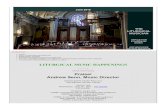 LITURGICAL MUSIC HAPPENINGS Praise! Andrew Senn, Music ...€¦ · LITURGICAL MUSIC HAPPENINGS + + + + + Kimmel Center Presents Praise! Andrew Senn, Music Director Special guests