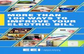 MORE THAN 100 WAYS TO IMPROVE YOUR … Ways to Reduce...More Than 100 Ways To Improve Your Electric Bill | 5 AIR INFILTRATION ENERGY YOU’LL SAVE: Properly caulking and weatherstripping