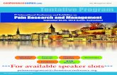 7 International Conference and Exhibition on Pain …...Pain Research and Management 7th International Conference and Exhibition on Interactive Sessions Keynote Lectures Exhibitors