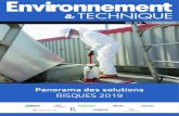 C Panorama des solutions RISQUES 2019 C - Actu-Environnement · PANORAMA 4. 4 ENVIRONNEMENT & TECHNIQUE – Cahier central – Mai 2019 PANORAMA RISQUES Risque chimique au travail