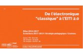 De l’électronique “classique” à l’EITI 2hebergement.u-psud.fr/villemejane/IOGS/EITI/EITI_2017_2018_Pedag… · ProTIS : Procédés de Traitement de l’Information et du