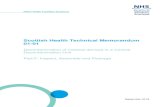 Scottish Health Technical Memorandum 01-01 01... · to SHTM 01-01 Part A on ‘Management’ which includes a glossary. 1.2 Part F is intended as a guide for management, for technical