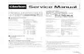 clarion Service Manual - KevinChant.com · 2.connect the oscilloscope to tp9,and adjust vr502 so that the oscilloscope output waveform is maximum. 1. insert a tape speed test tape