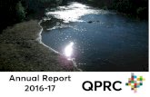 Annual Report 2016-17 - Queanbeyan-Palerang · Annual Report 2016-17 10 Department of Premier and Cabinet (DPC) Support DPC coordinated regular workshops with the Administrators,