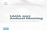 IAQA 2017 Annual Meeting€¦ · Tuesday, January 31st at 1pm | Milano Ballroom I & II Join us for IAQA’s Annual Meeting of the Membership where we will give an update on the Association