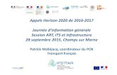 Appels Horizon 2020 de 2016 2017 Journée d’information …cache.media.education.gouv.fr/file/2015/43/9/PCN_28_sept_2015_se… · challenge: new frontier for ... • ART‐04‐2016.