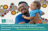 Systemwide Implementation of Motivational Interviewing to ...€¦ · Today’s Presentation •What is Motivational Interviewing ... HDS –A Developmental and Behavioral System