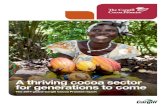 A thriving cocoa sector for generations to come€¦ · Indonesia 11% of global cocoa production 1,000 farmers trained in good agricultural practices Vietnam 0.1% of global cocoa