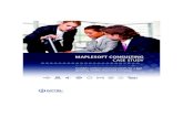 MAPLESOFT CONSULTING - Joy Communications · Maplesoft Consulting, leading professional services and solutions company based in Ottawa, Canada with offices in Canada and the U.S.