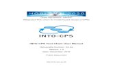 INTO-CPS Tool Chain User Manual · D4.2a - INTO-CPS Tool Chain User Manual (Public) 1 Introduction This deliverable is the user manual for the INTO-CPS tool chain. The tool chain