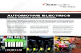 Auto Control Systems - AUTOMOTIVE ELECTRICS...Our auto electricians produce vehicles designed for 24 hour, 7 day-a-week use. Quality hardware, intelligent software and communications