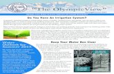 Olympic View Water & Sewer District’s Bi-Annual Newsletter ... · Olympic View Water & Sewer District’s Bi-Annual Newsletter Spring/Summer 2015 ... mix compost into the planting