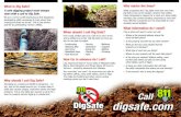 Call digsafe · 2015. 11. 19. · Call 811 or 1-888-DIG-SAFE (888-344-7233) or visit digsafe.com DATE OF LAST REVISION 11/15 Don’t dig yourself into trouble. Call Dig Safe ® before