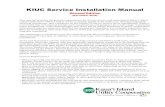 KIUC Service Installation Manual · KIUC Service Installation Manual Second Edition (November 2016) This manual provides the general requirements for electric service and metering