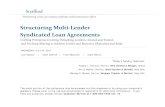 Structuring Multi Lender Sdi dSyndicated Loan Agreementsmedia.straffordpub.com/.../presentation.pdf · 7/24/2013  · enforcement of judgments or writs of attachment on its assets