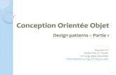 Conception Orientée Objet - Depinfotliu/ens/coo/coo-patterns-1.pdfLes design patterns Histoire Description dans le livre Gang of Four (GoF) E. Gamma, R. Helm, R. Johnson et J. Vlissides