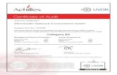 Steinmüller Babcock Environment GmbH · Certificate Of Audit UVDB Achilles UVDB AUDITED . Author: Andrea Giardina Created Date: 20170105134700Z ...
