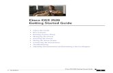 Cisco CGS 2520 Getting Started Guide · Cisco CGS 2520 Getting Started Guide 6 Cisco CGS 2520 Getting Started Guide 78-19378-01 Step 6 Connect a Category 5 or 6 cable to the blinking